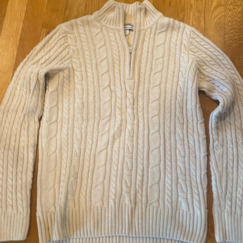 Croft and Barrow. Cream. Sweater.